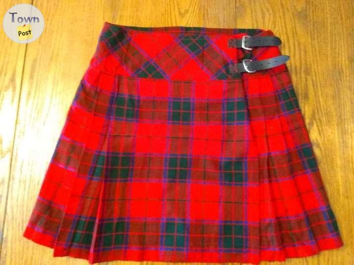 Photo of Ladies Scottish Rose tartan kilt/skirt 