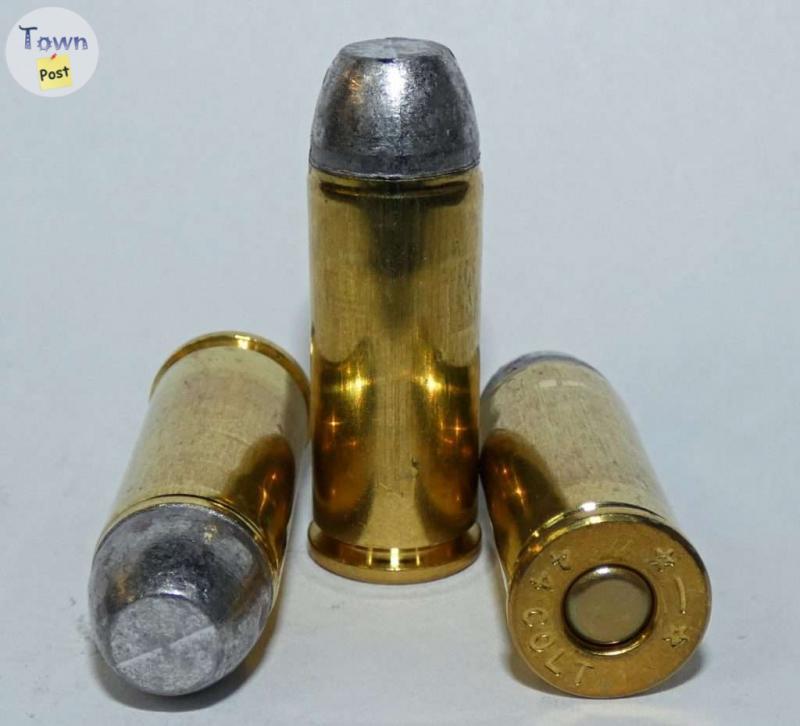 Photo of P.C.I. AMMO 44 COLT 200gr RNFP BLACK POWDER