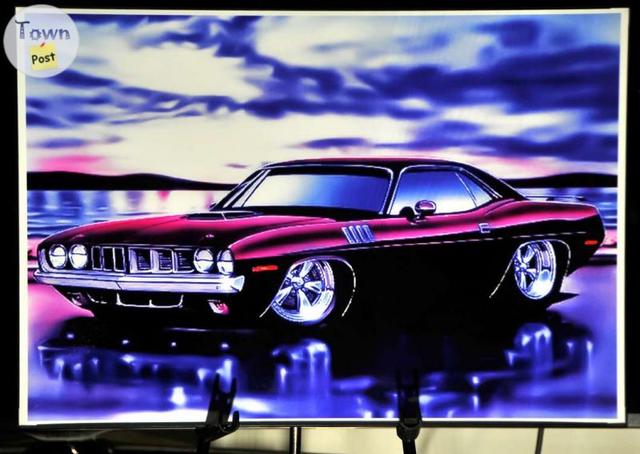 Photo of Classic Car Poster Metallic Finish