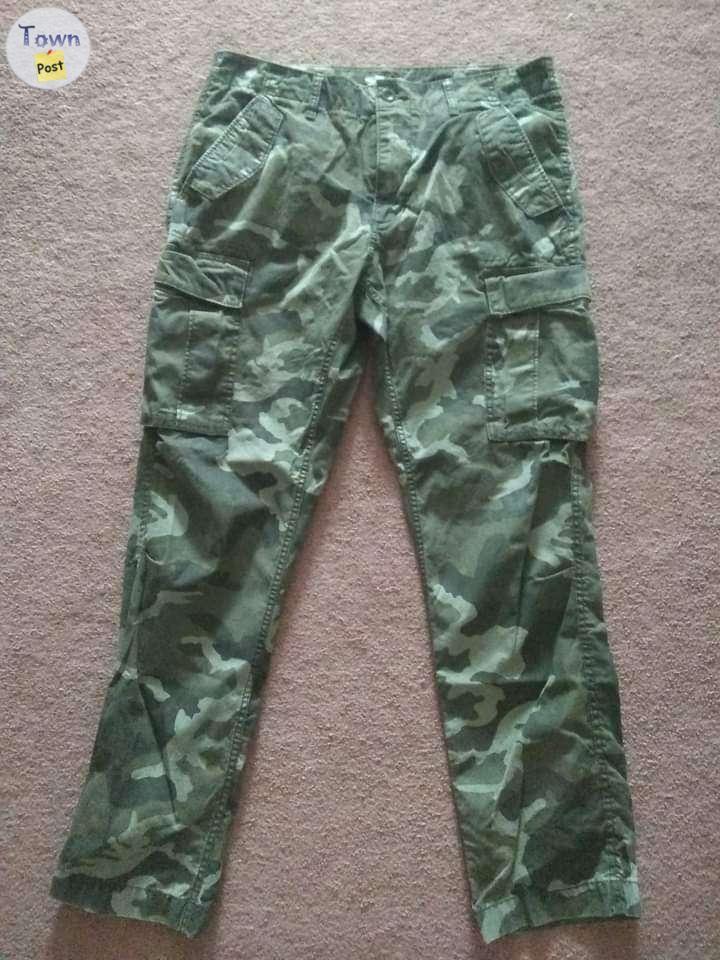 Photo of Old Navy brand camo pants 