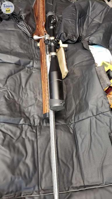 Photo of **SOLD***SAVAGE MODEL 12, 223 cal- PRECISION RIFLE - stainless fluted - tactical scope>NO TRADES< - 1