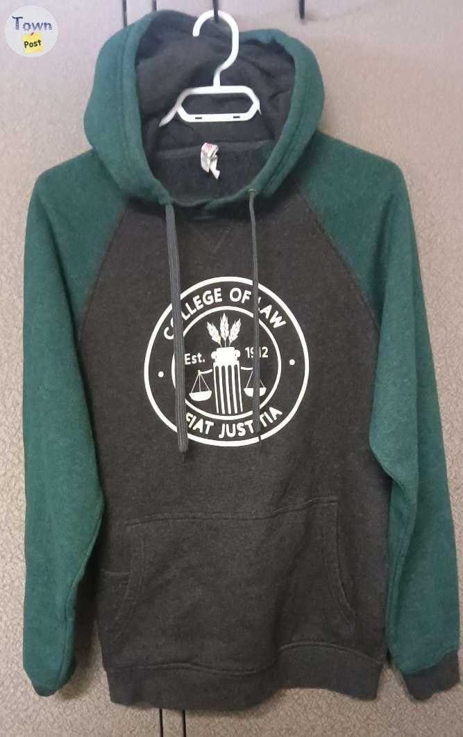 Photo of University of Saskatchewan College of Law hoodie