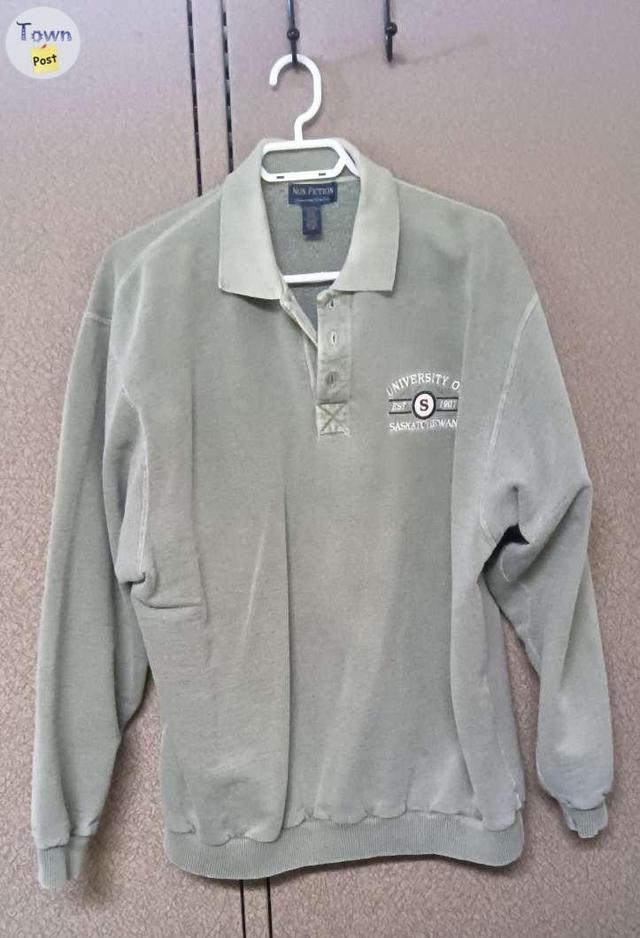 Photo of University of Saskatchewan collared long sleeve shirt