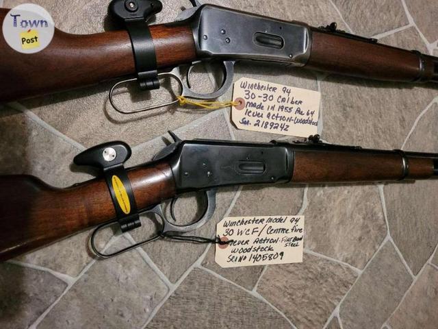 Photo of 2 Very Nice Winchester model 94s  30  THE FLAT BAND IS SOLD