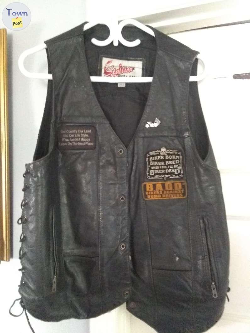 Photo of Biker vest with patches