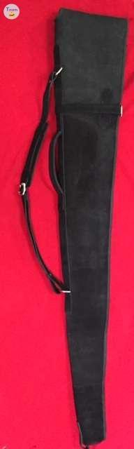 Photo of 52 Inch Black Suede Leather Shotgun Case. SPECIAL DEAL $135 Shipped - 2