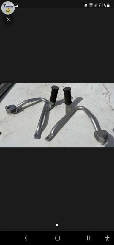 Photo of KAWASAKI  KLR PASSENGER FOOT PEGS - 1