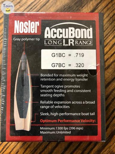 Photo of 6.5 Nosler Accubond LR  - 2