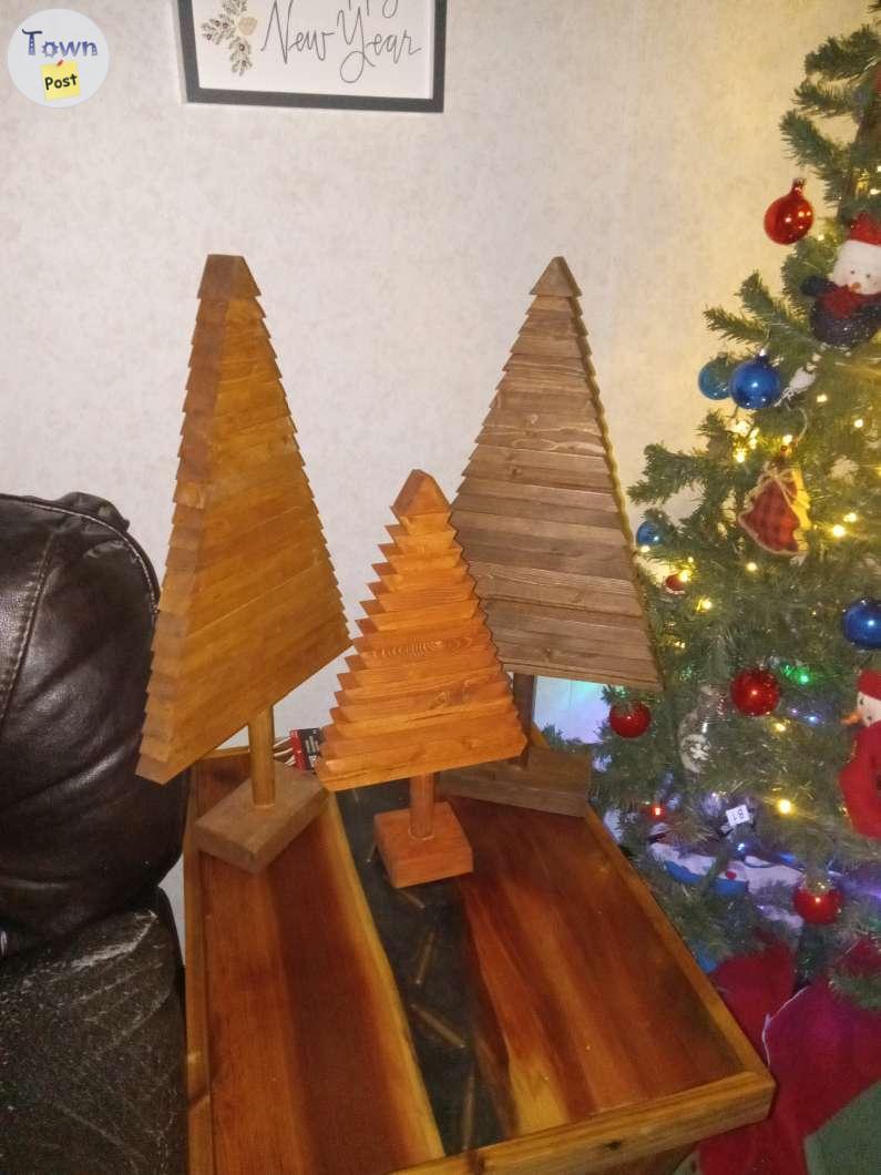 Photo of Wooden Christmas Tree Decorations 