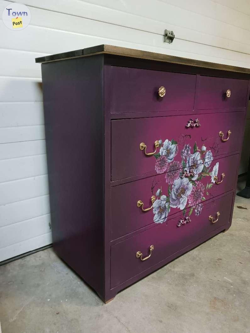 Photo of Refinished wood dresser