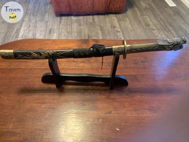 Photo of Dragon hilt sword with stand - 1