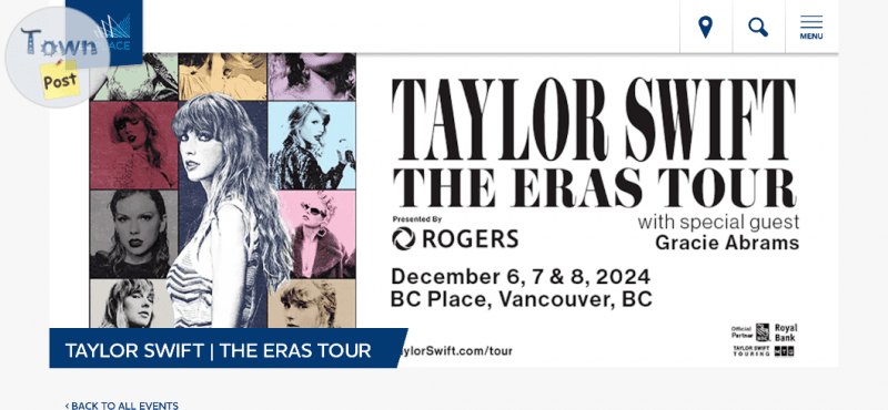 Photo of Taylor swift tickets Vancouver