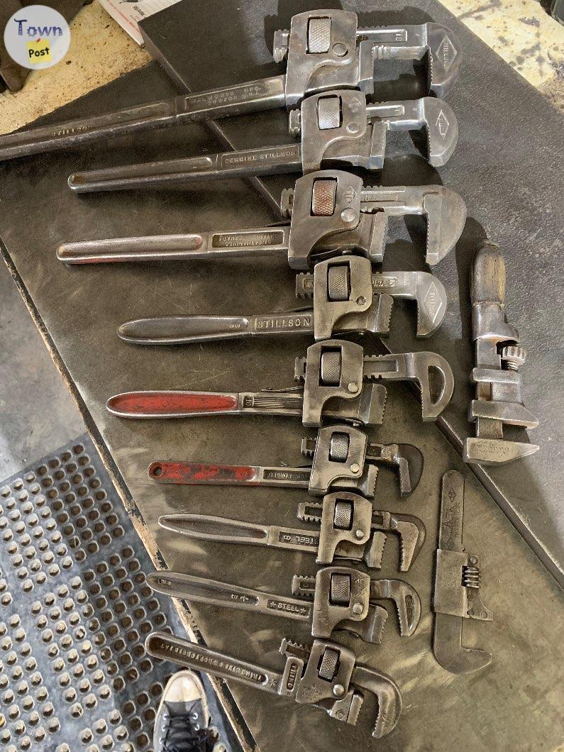 Photo of Antique set of Pipe Wrenches