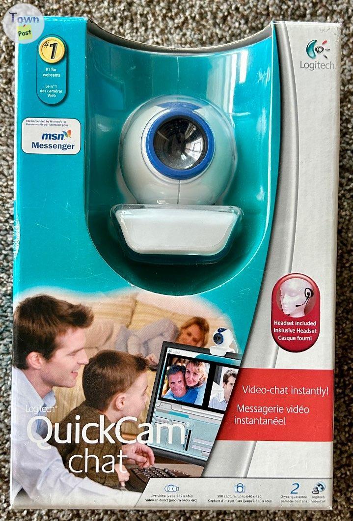 Photo of 2005 Logitech QuickCam Chat w/ headset & camera