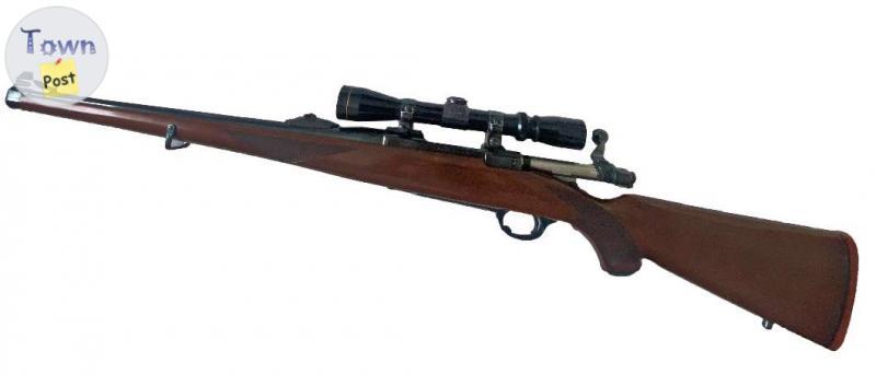 Photo of Ruger M77 in .243 with Mannlicher Stock 