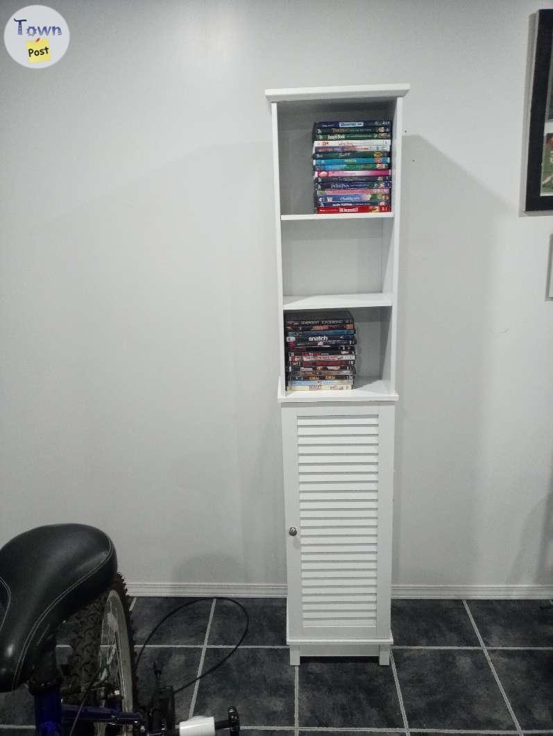 Photo of White shelf unit