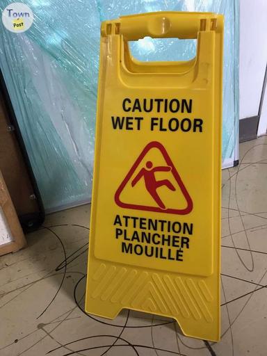 Photo of Wet Floor Standing Sign - 2