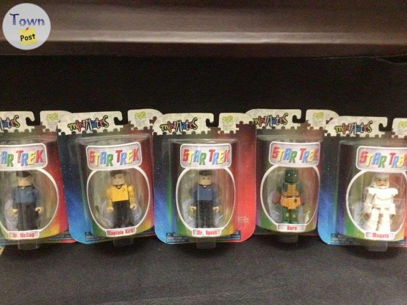 Photo of Star Trek Minimates Collection Figures Kirk Spock McCoy Gorn Mugato