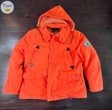 Photo of Vintage Outdoorsman Canada Winter Jacket. Sz L. Removable Hooded. - 1