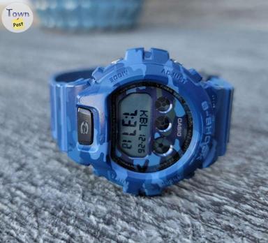 Photo of  CASIO G-Shock Blue Camouflage watch - 1