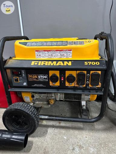 Photo of 5700 Firman Generator  - 1