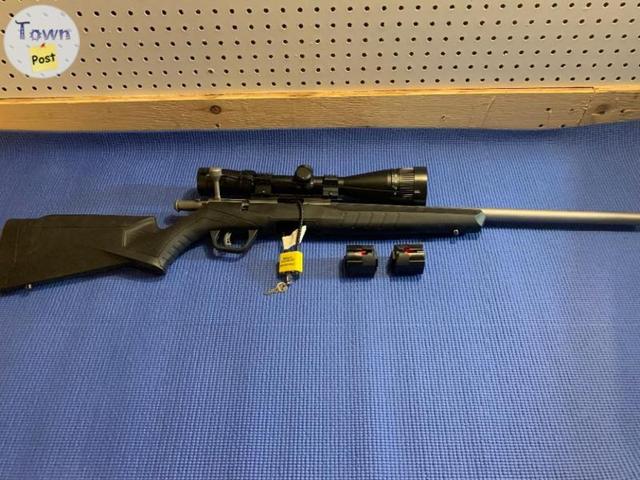 Photo of Savage B22 FV STAINLESS c/w Vortex Crossfire II 4-16x50 Scope