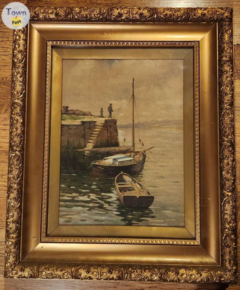 Photo of 1917 Original J. Gray Painting