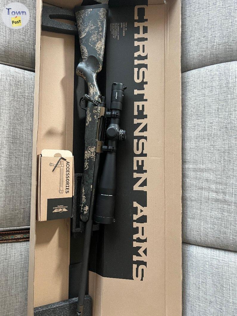 Photo of Christensen 28 nosler with leupold scope 