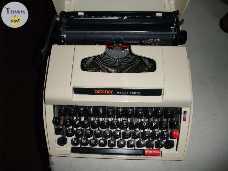 Photo of Brother 750 TR portable typewriter working really good