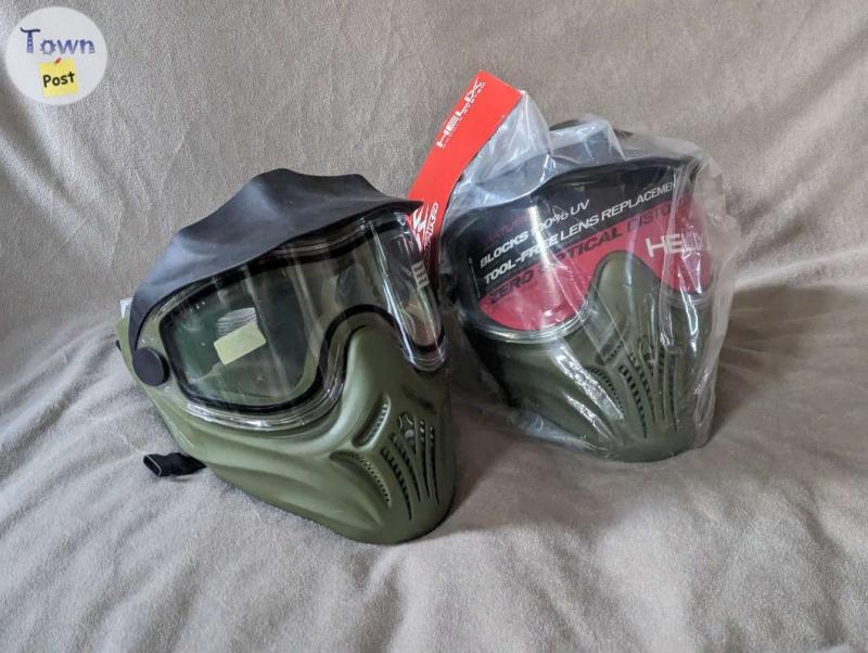 Photo of New Empire Helix Thermal Lens Paintball Airsoft Mask - Olive Green (Qty: 1)