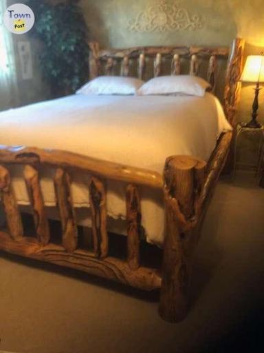 Photo of RUSTIC QUEEN BED FRAME - 1