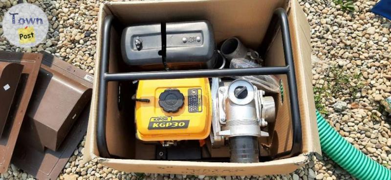 Photo of KIPOR 3" WATER PUMP & ALL HOSES AS-NEW