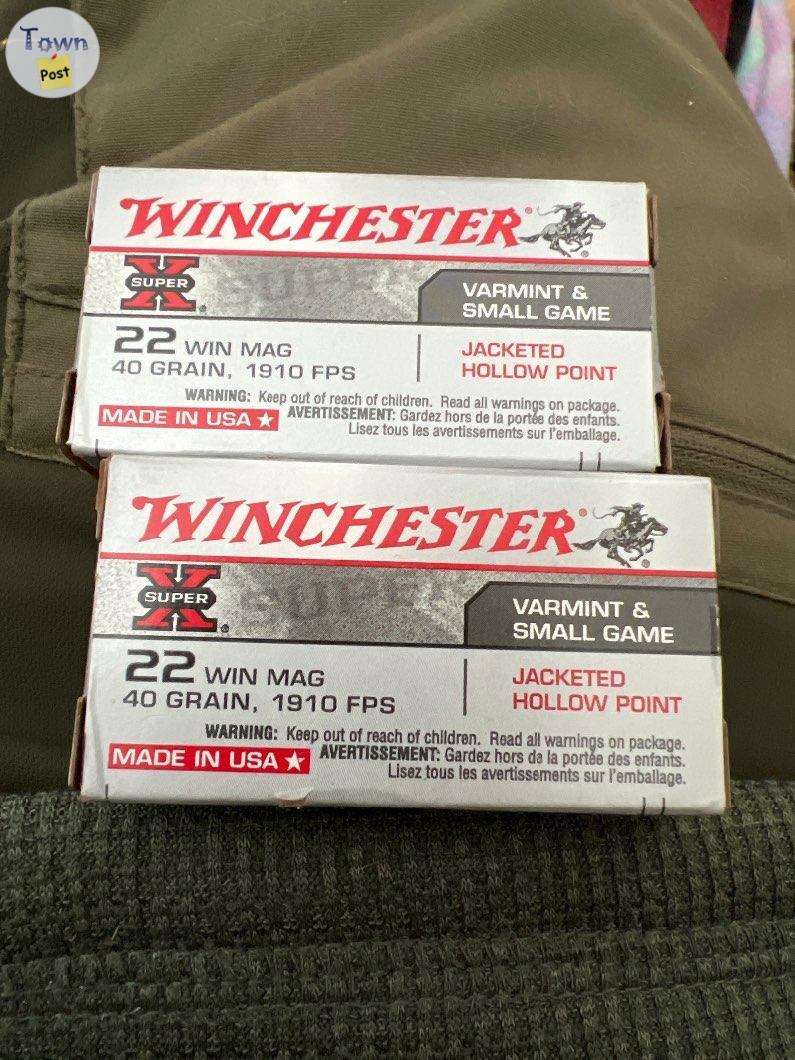 Photo of Winchester SuperX .22 win mag