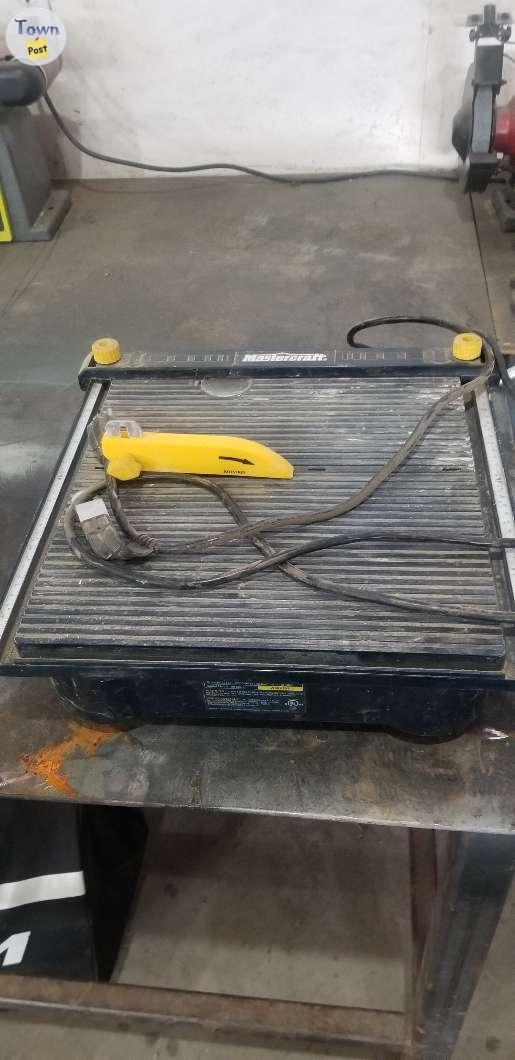 Photo of Tile Saw and Joiner Machine