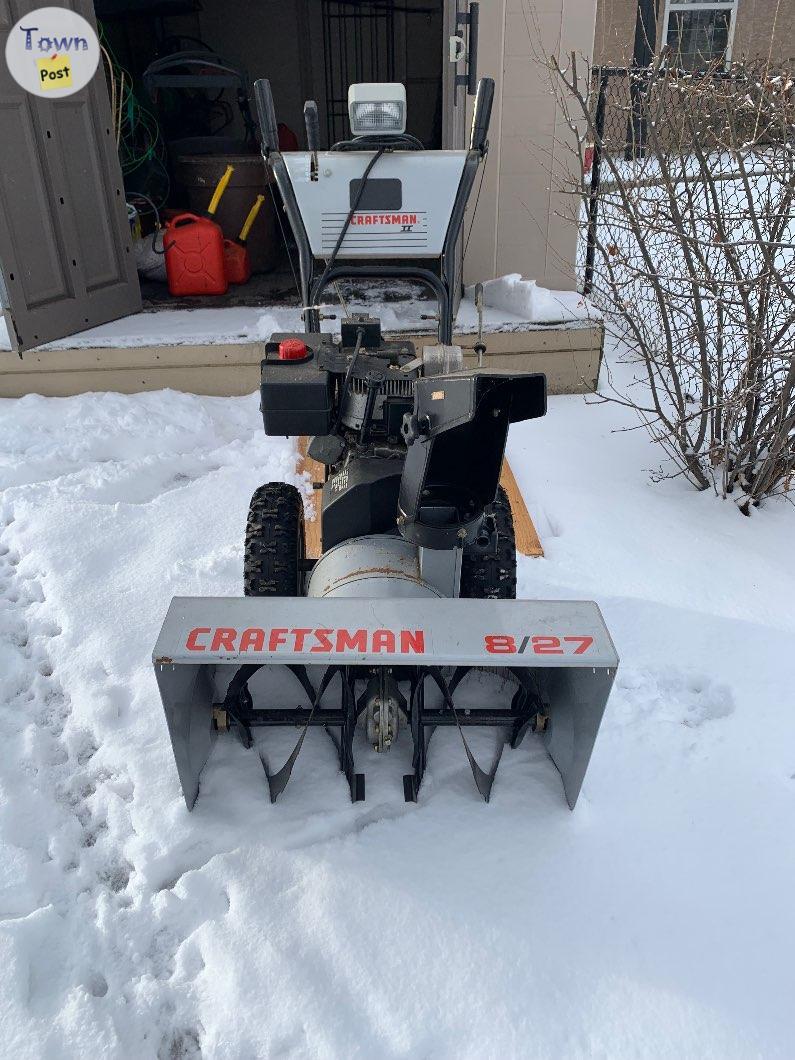 Photo of 27” sears 2 stage snow blower