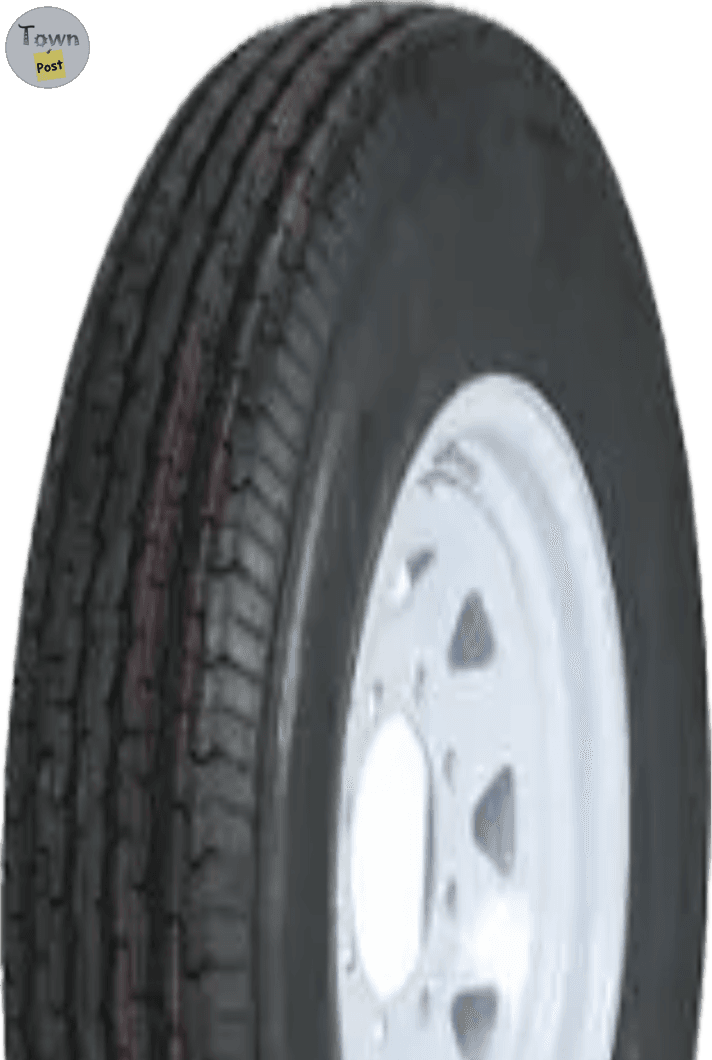 Photo of 235/80/16 New trailer tire and rim combo 