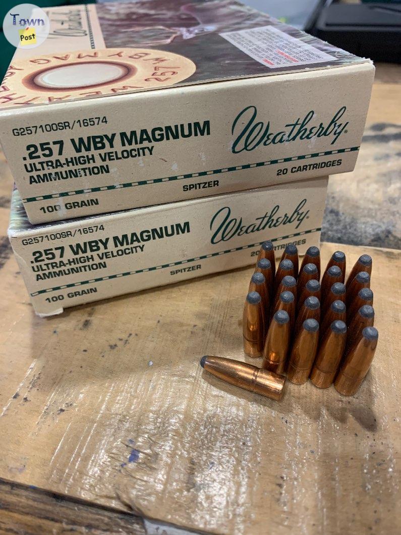 Photo of .257 wby Spitzer bullets