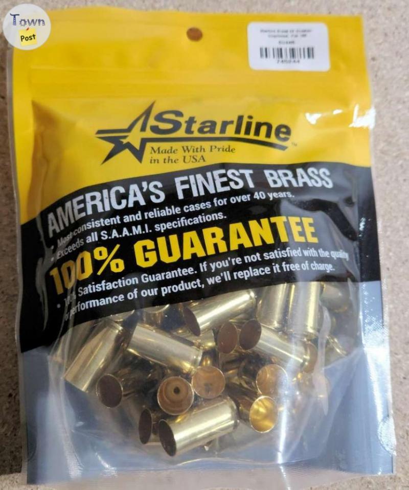 Photo of 44-40 and 44 Russian Starline new brass, .428 200gr lead bullets