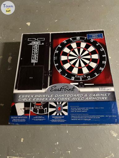 Photo of ESSEX BRISTLE DARTBOARD AND CABINET ( Brand new in box ) - 1