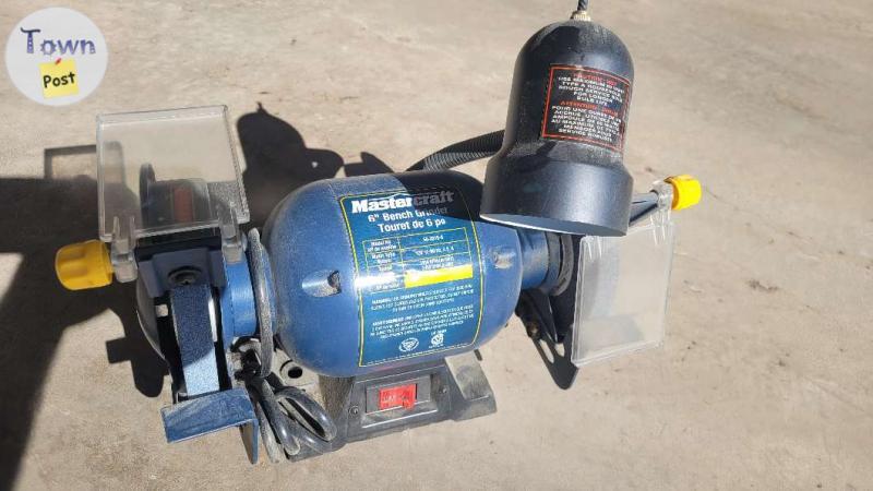 Photo of Mastercraft 6" bench grinder