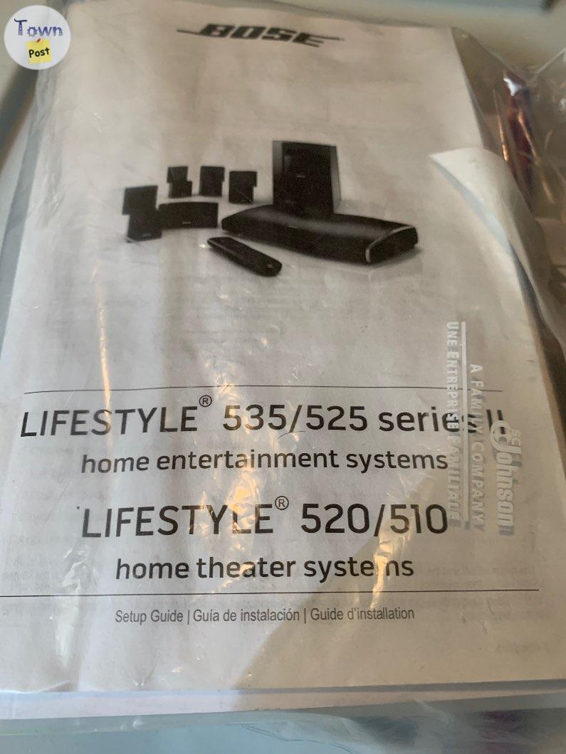 Photo of Bose home theatre system 