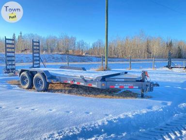 Photo of REDUCED - Iron Bull - 18 ft Equipment Trailer with Stand up Ramps - 1