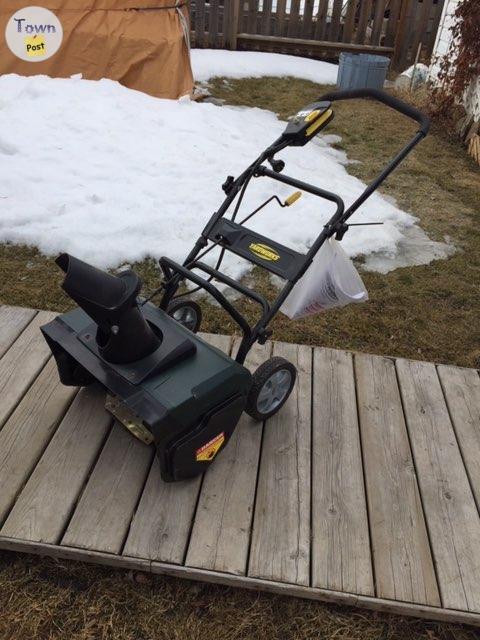 Photo of Electric snow blower 