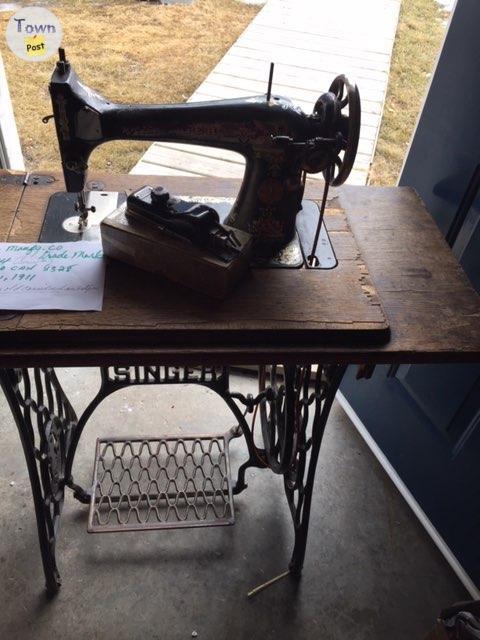 Photo of Antique sewing machine 