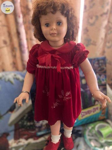 Photo of  a 1960s 3 ft shirley temple doll - 1