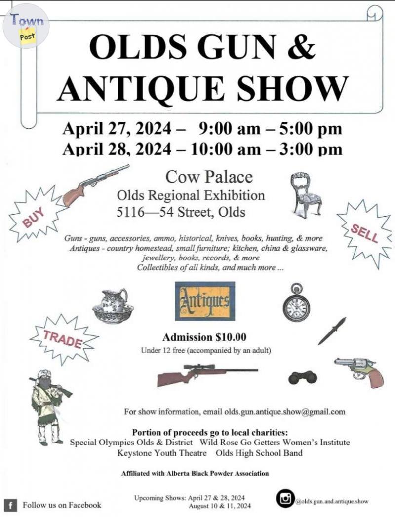 Photo of OLDS GUN & ANTIQUE SHOW APRIL 27 & 28