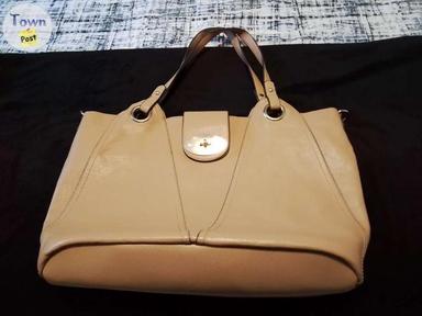 Photo of Large beige leather purse - 1