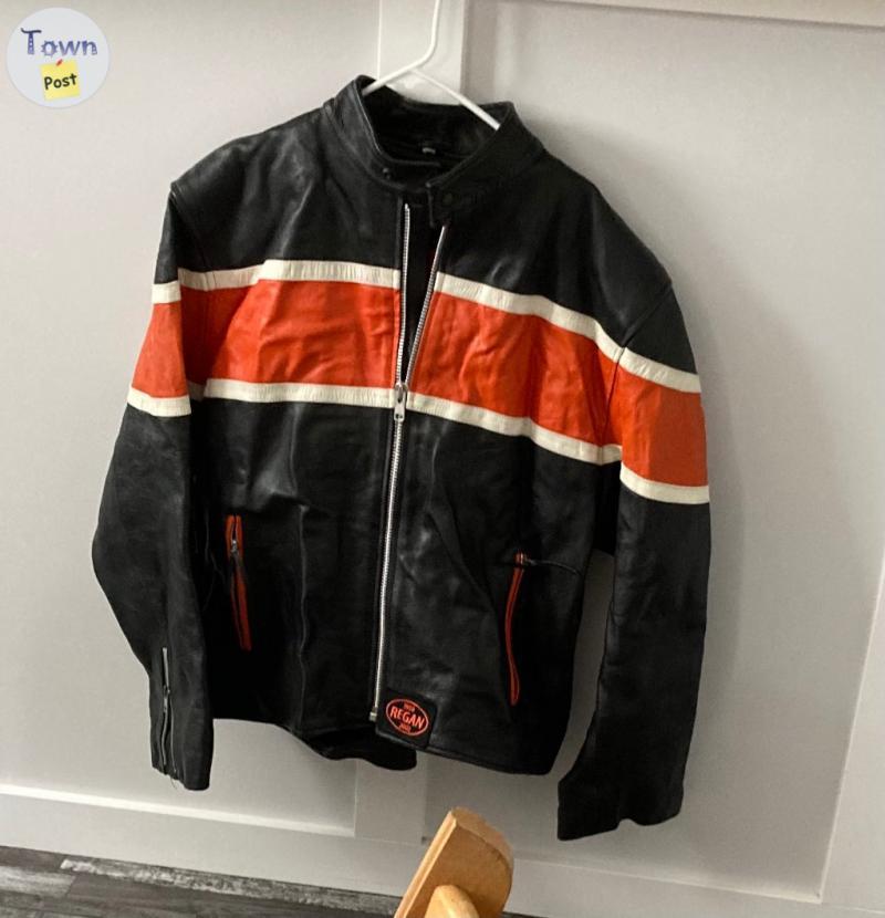 Photo of Men’s leather riding jacket