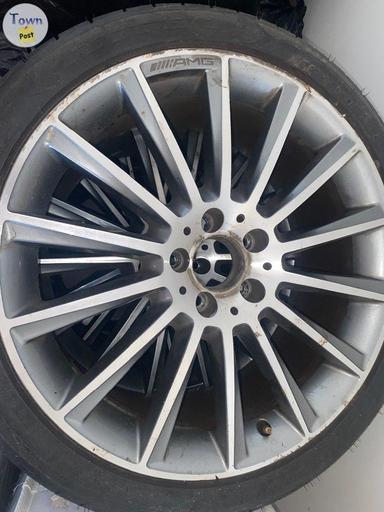 Photo of Mercedes Benz Rims AMG + Tires - 3/4 rims matching - 1