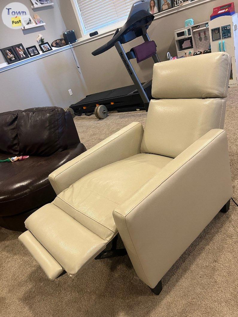 Photo of Leather Recliner Chair 